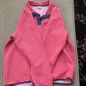 Elegant Pink and Navy Men’s Qtr Button